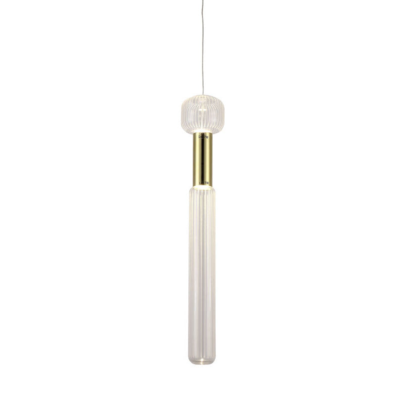 Clear Glass LED Pendant Light with Hardware, 3.93" / ZD08P31G, by Bethel