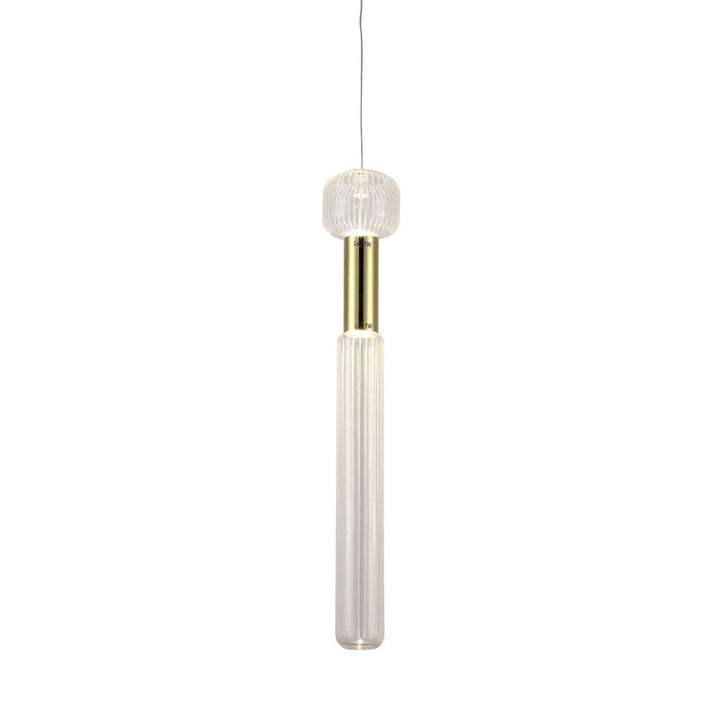 Clear Glass LED Pendant Light with Hardware, 3.93" / ZD08P31G, by Bethel