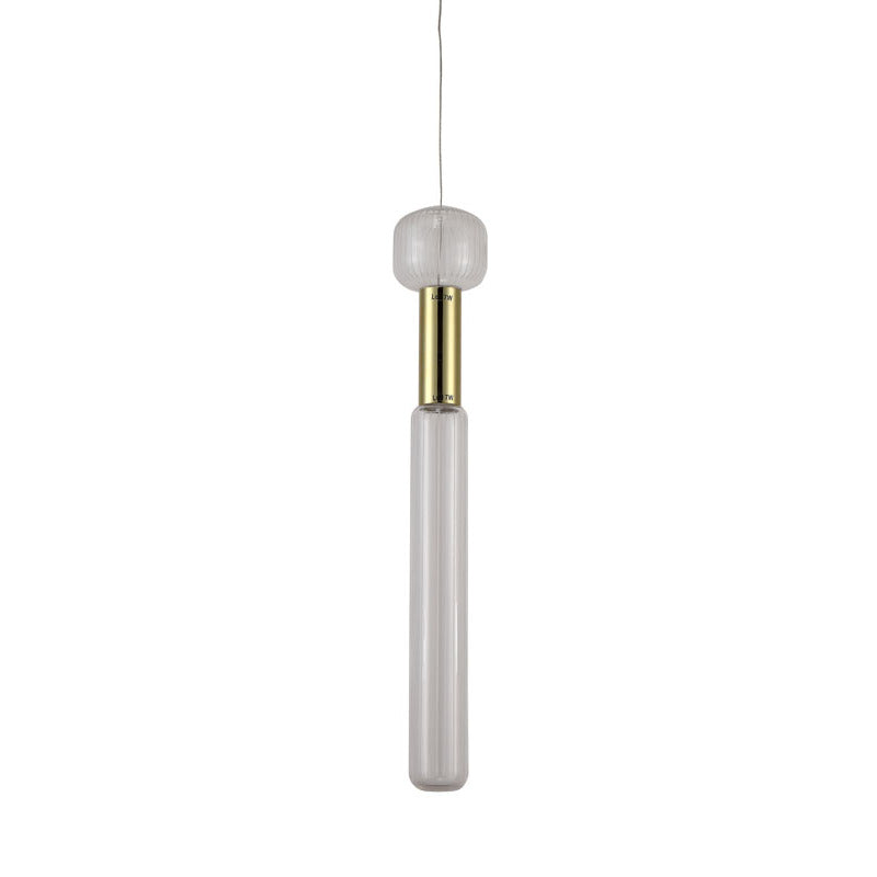Clear Glass LED Pendant Light with Hardware by Bethel - view 13
