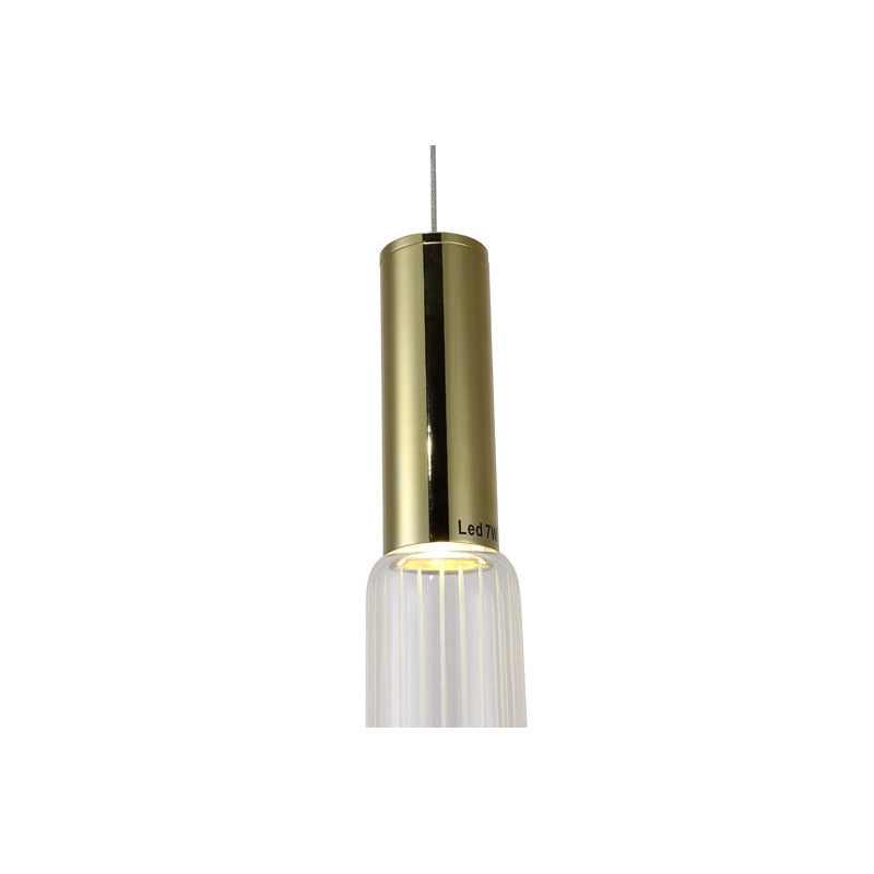 Clear Glass LED Pendant Light with Hardware by Bethel - view 3