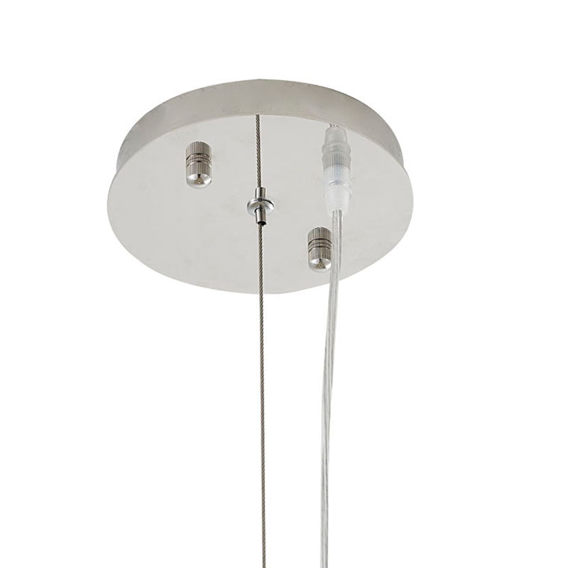 Stainless Steel Pendant Light with Clear Glass Shade by Bethel - view 9