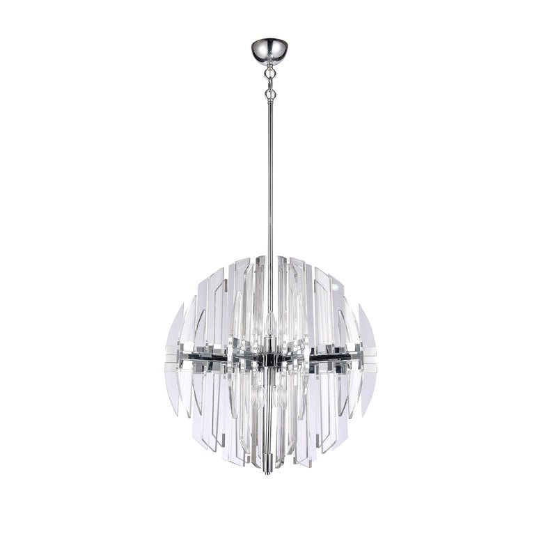 Frame Orb Ceiling Fixture with Clear Acrylic Arms by Bethel - view 2