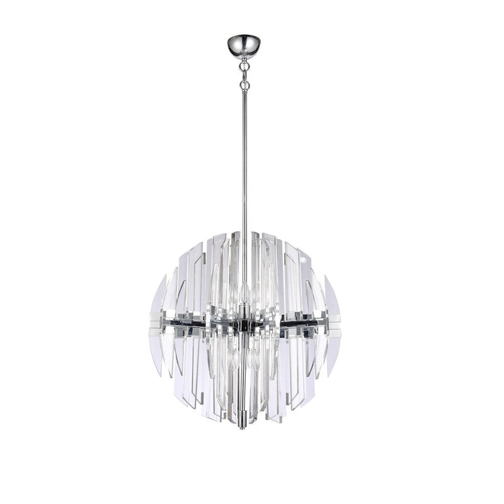 Frame Orb Ceiling Fixture with Clear Acrylic Arms by Bethel - view 2