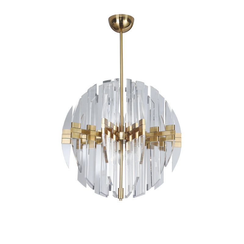 Frame Orb Ceiling Fixture with Clear Acrylic Arms by Bethel - view 7