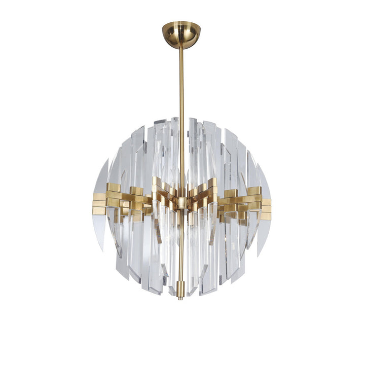 Frame Orb Ceiling Fixture with Clear Acrylic Arms by Bethel - view 7