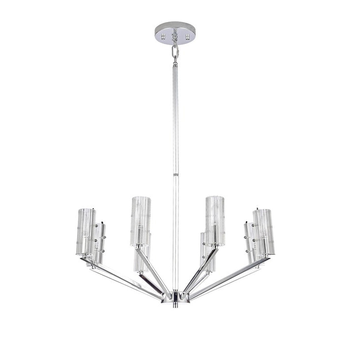 Frame Ceiling Fixture with Clear Glass Cylinder Shades by Bethel - view 2