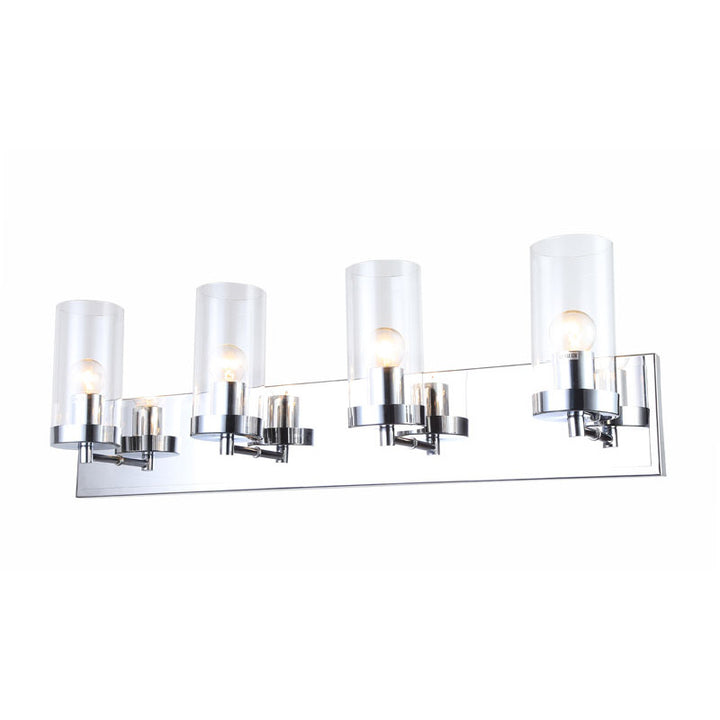 Chrome Glass Vanity Light (ZP120) by Bethel