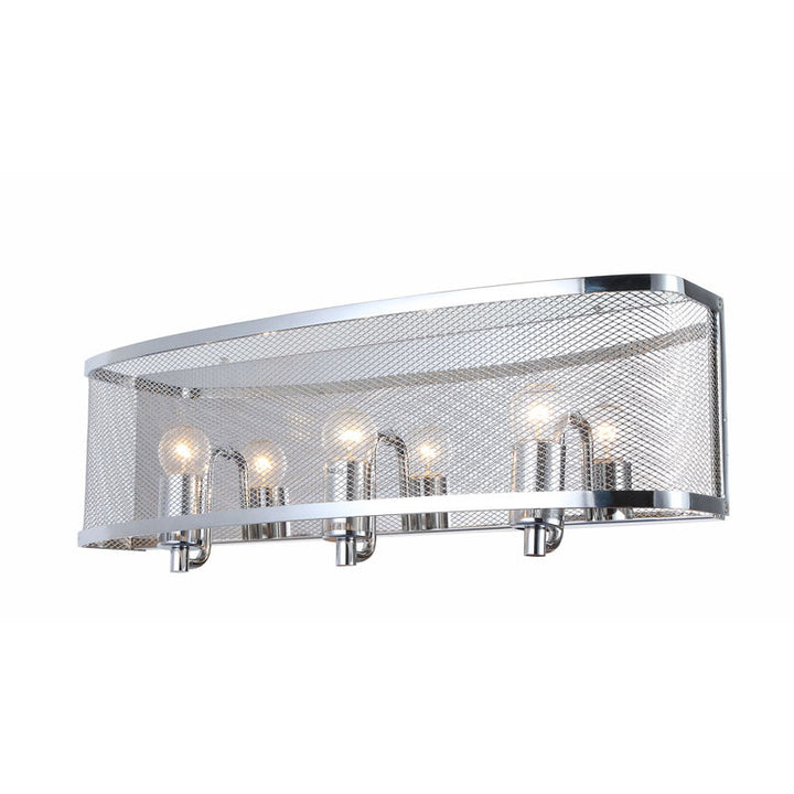 Chrome Vanity Light (ZP122) by Bethel