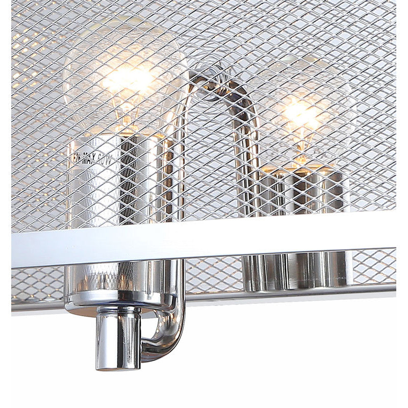 Chrome Vanity Light (ZP122) by Bethel - view 2