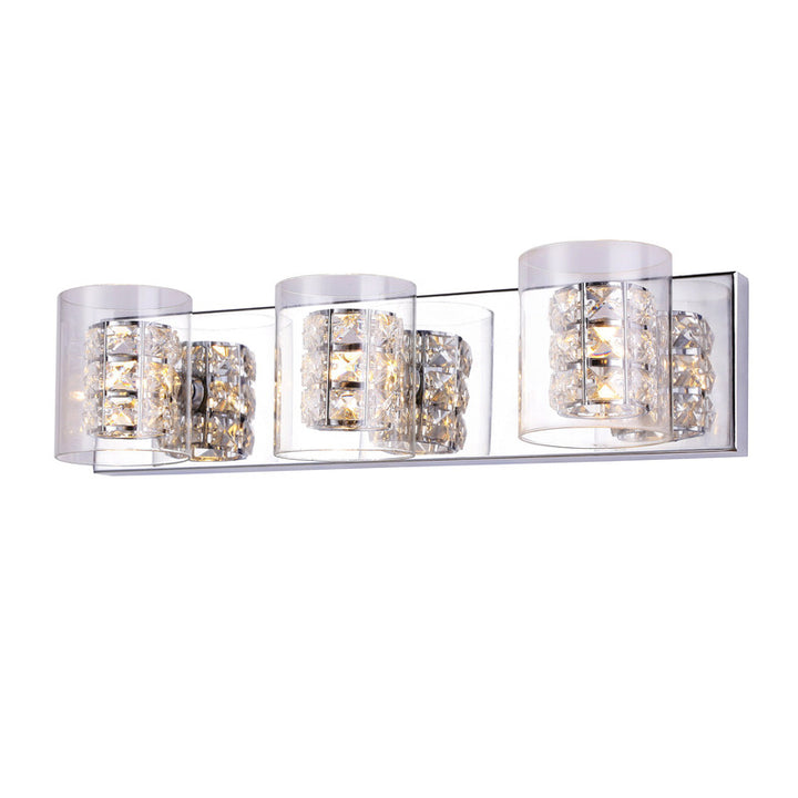 Chrome Crystal Vanity Light (ZP50) by Bethel