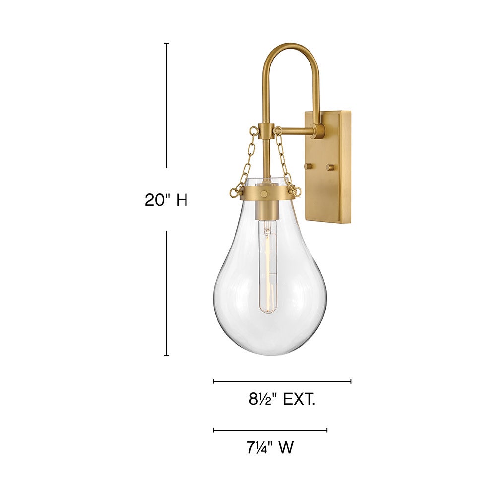Eloise Large Single Light Sconce