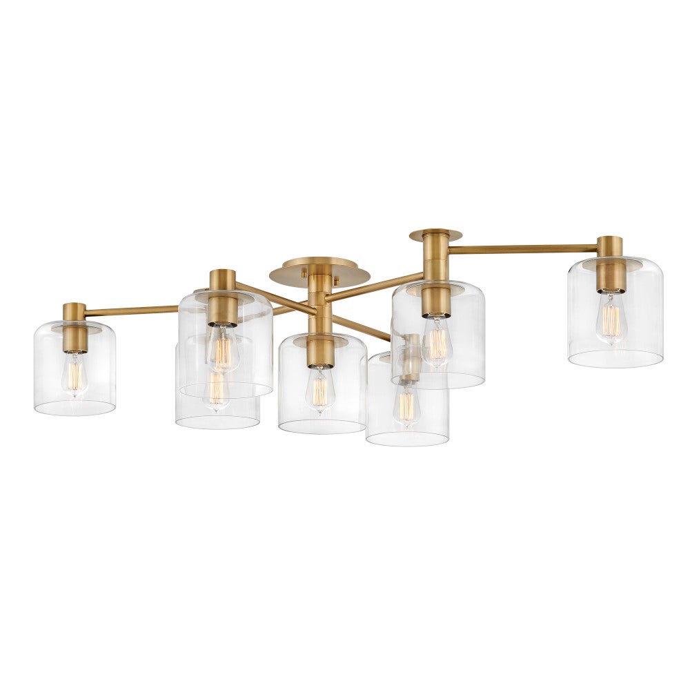 Axel Large Adjustable Semi-flush Mount