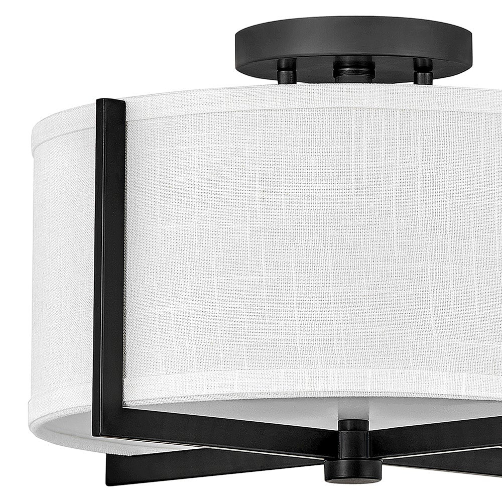 Axis Off White Semi-Flush Mount
