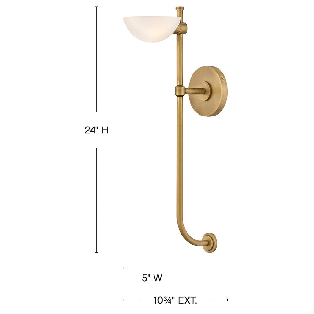 Merit Large Single Light Sconce