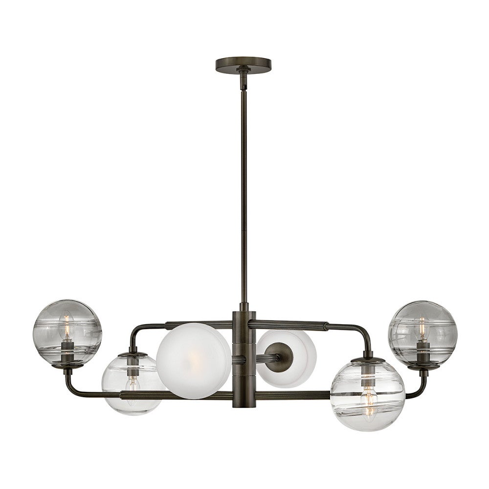 Oberon Large Adjustable Single Tier Chandelier
