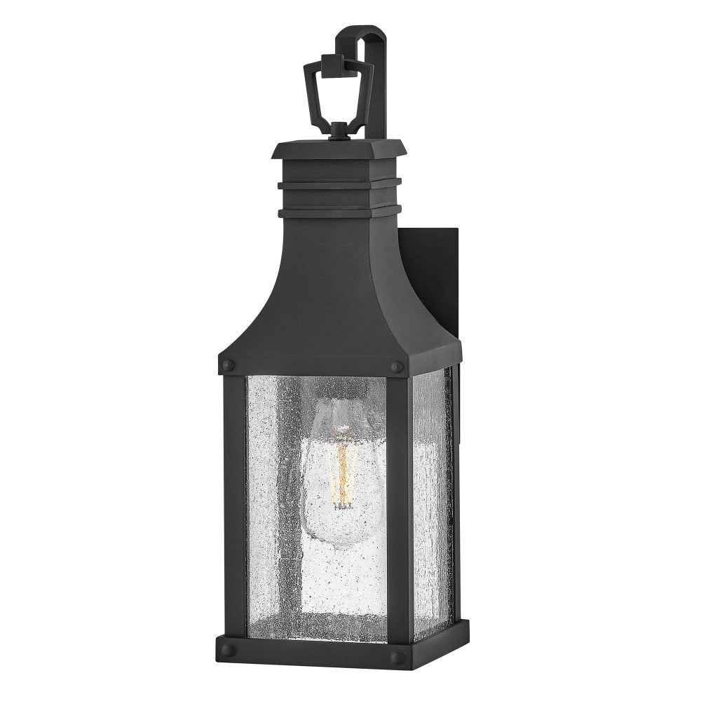 Beacon Hill Outdoor Wall Light in Museum Black by Hinkley