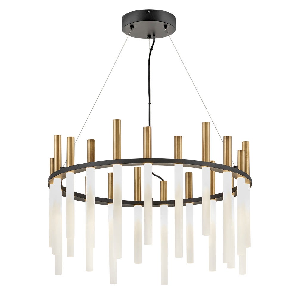 Echo Chandelier, Medium LED Single Tier Chandelier, by Hinkley