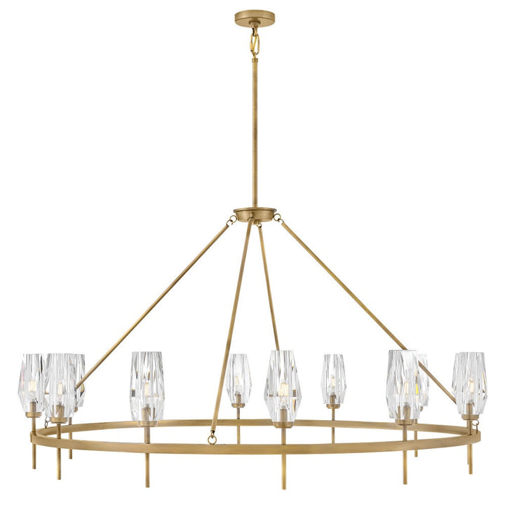 Ana Single Tier Chandelier in Heritage Brass by Hinkley