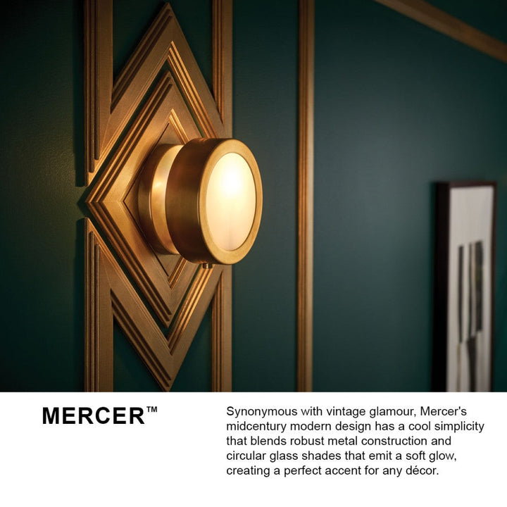 Mercer Small Adjustable Single Light Sconce