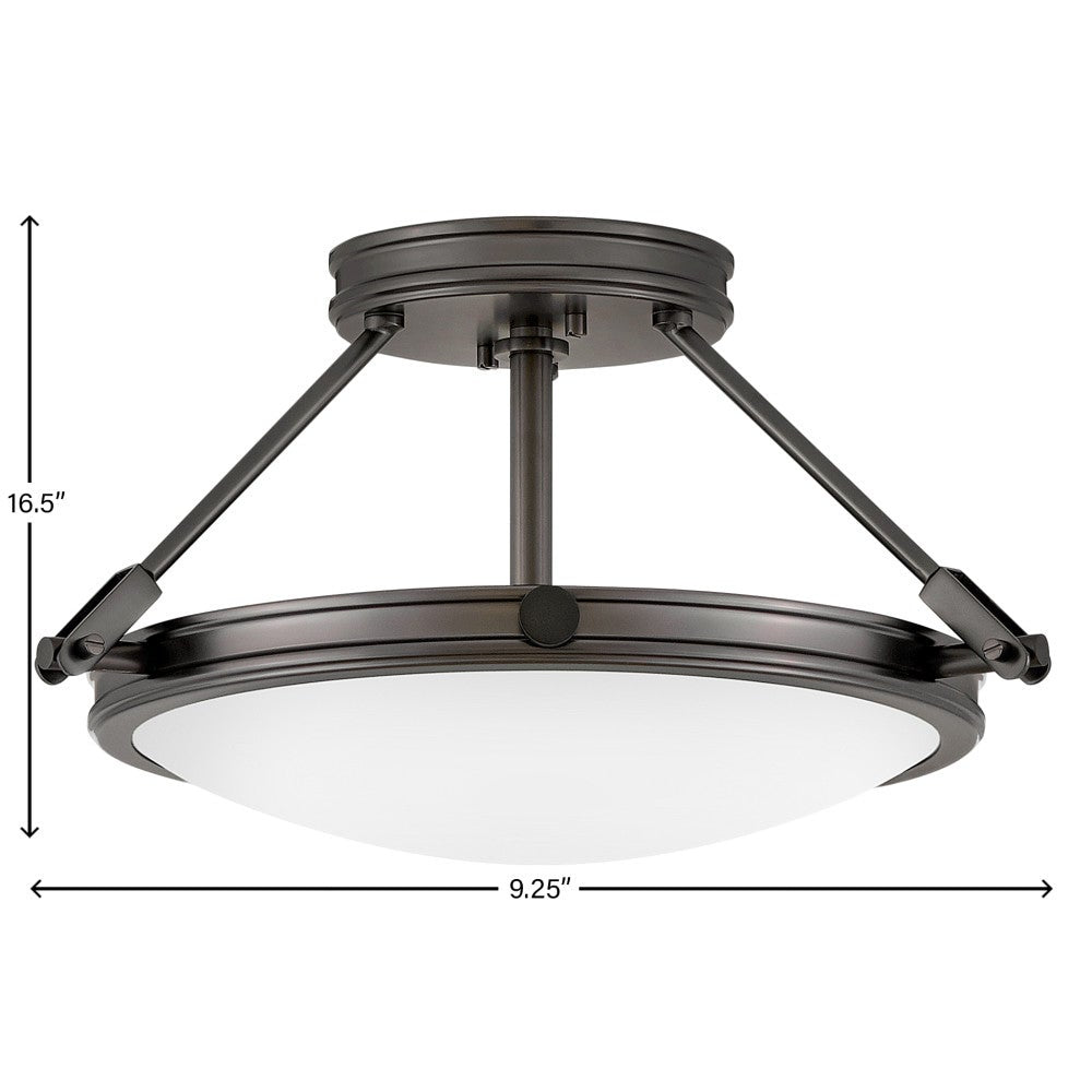 Collier Medium Semi-Flush Mount