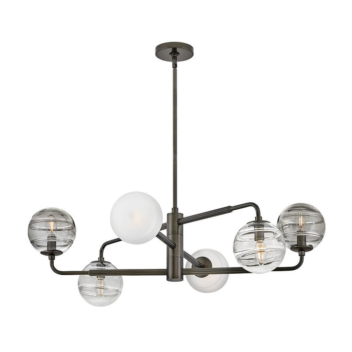Oberon Large Adjustable Single Tier Chandelier