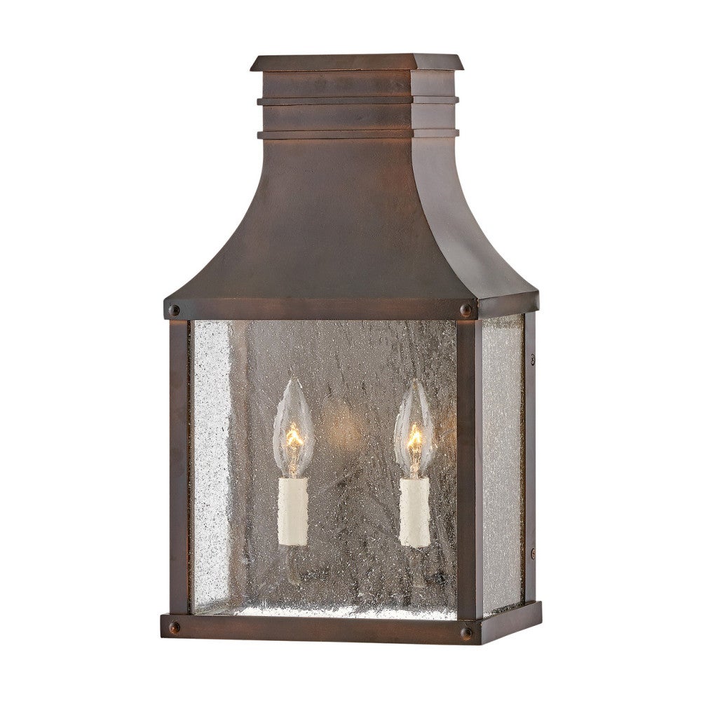 Beacon Hill Outdoor Wall Light in Blackened Copper by Hinkley