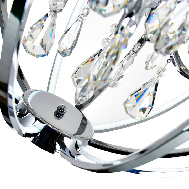 Abia - Chandelier with Crystals