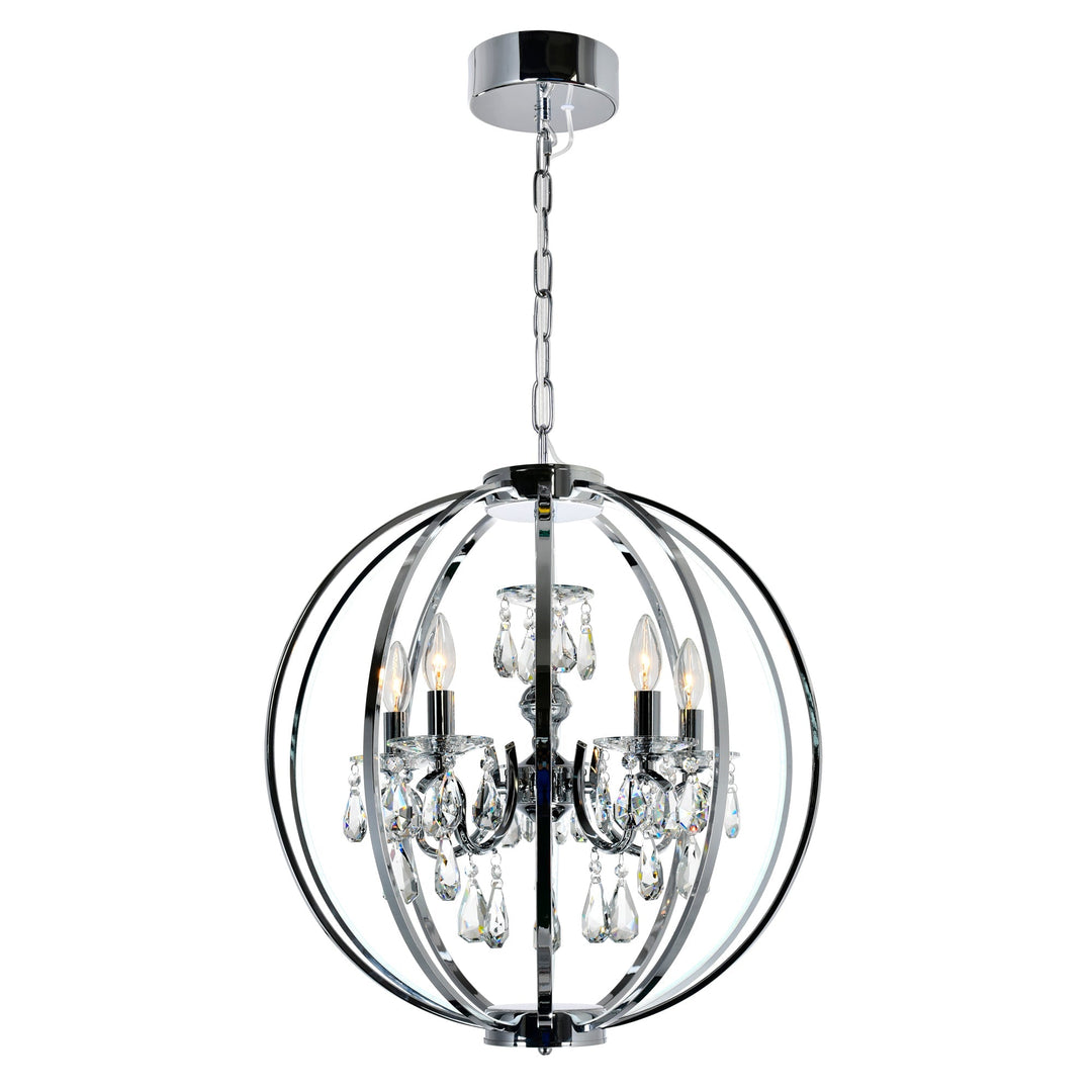 Abia - Chandelier with Crystals