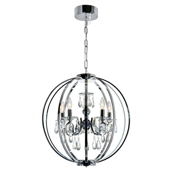 Abia - Chandelier with Crystals