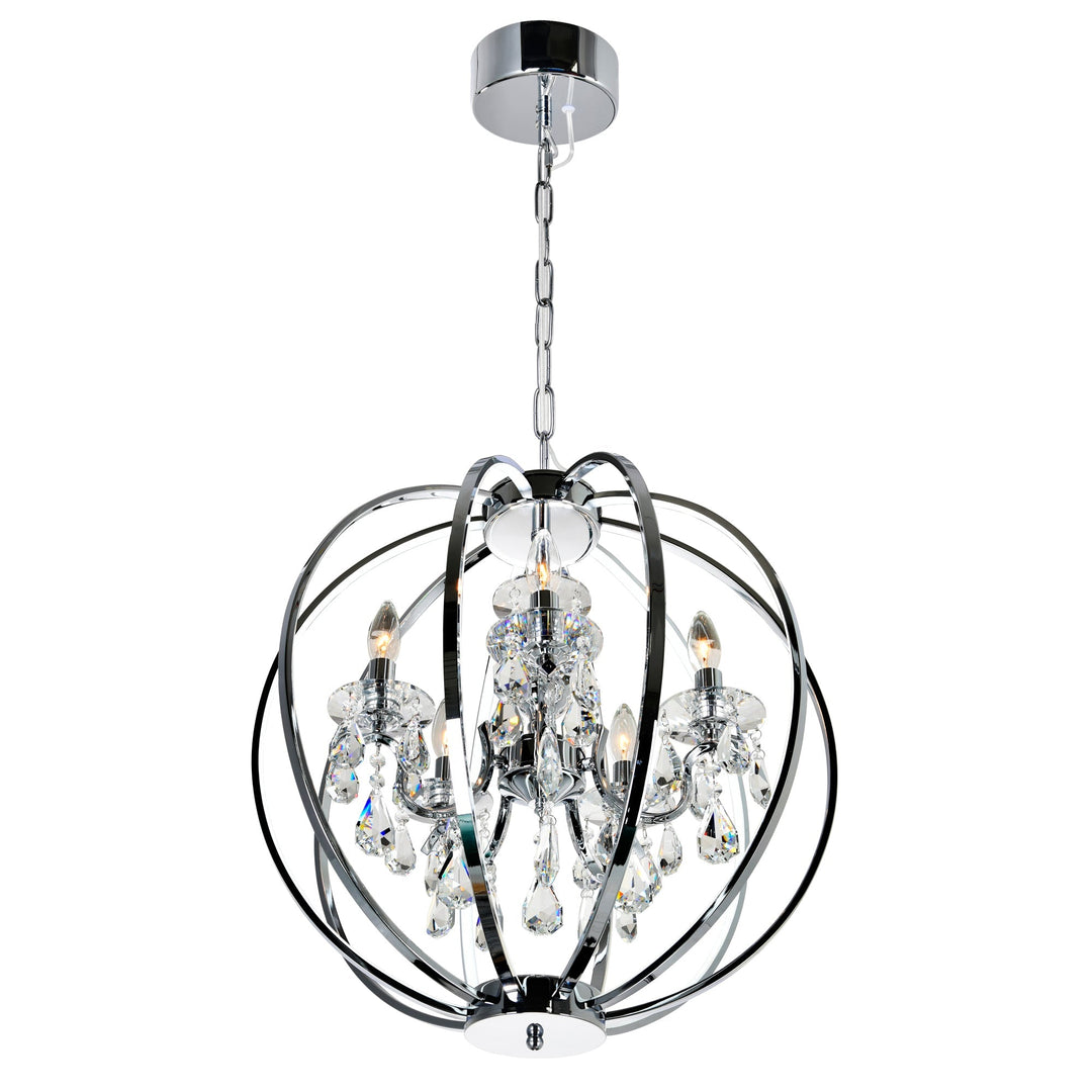 Abia - Chandelier with Crystals