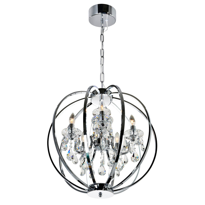 Abia - Chandelier with Crystals