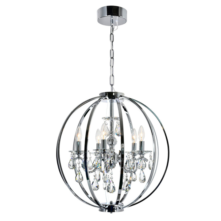 Abia - Chandelier with Crystals