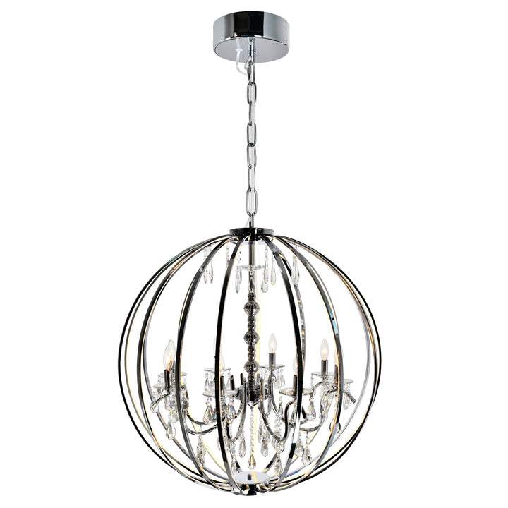 Abia - Chandelier with Crystals