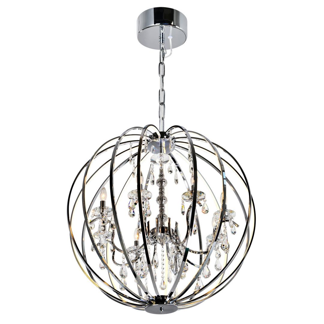 Abia - Chandelier with Crystals