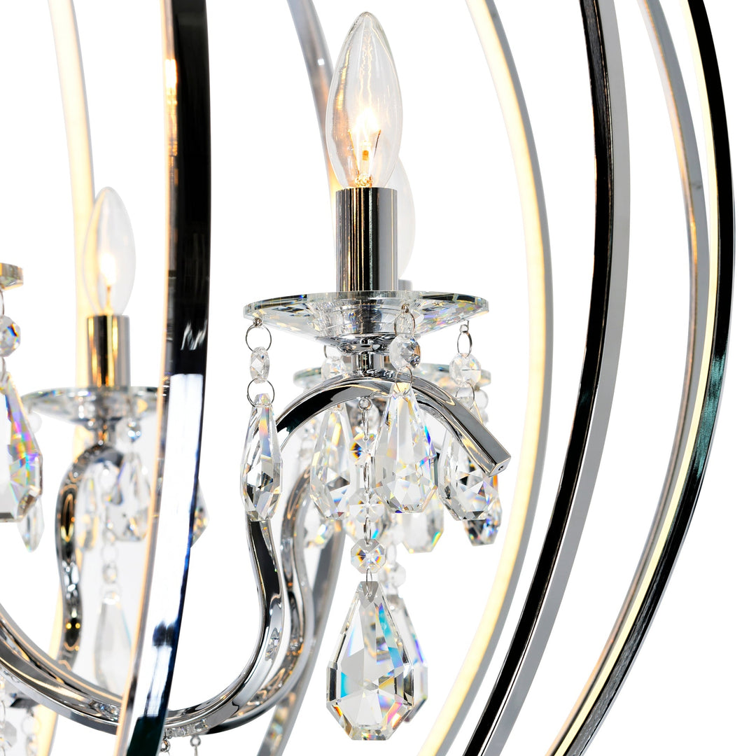 Abia - Chandelier with Crystals