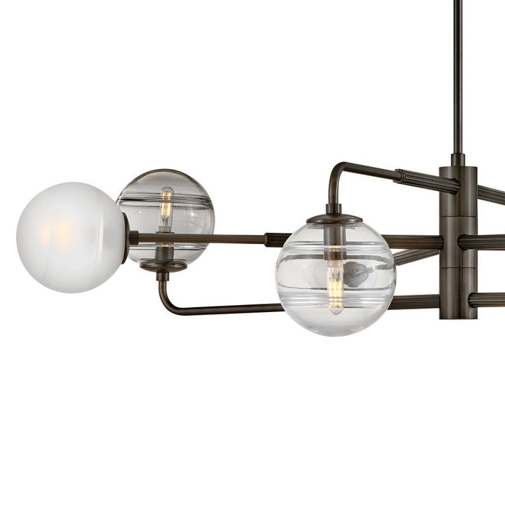 Oberon Large Adjustable Single Tier Chandelier
