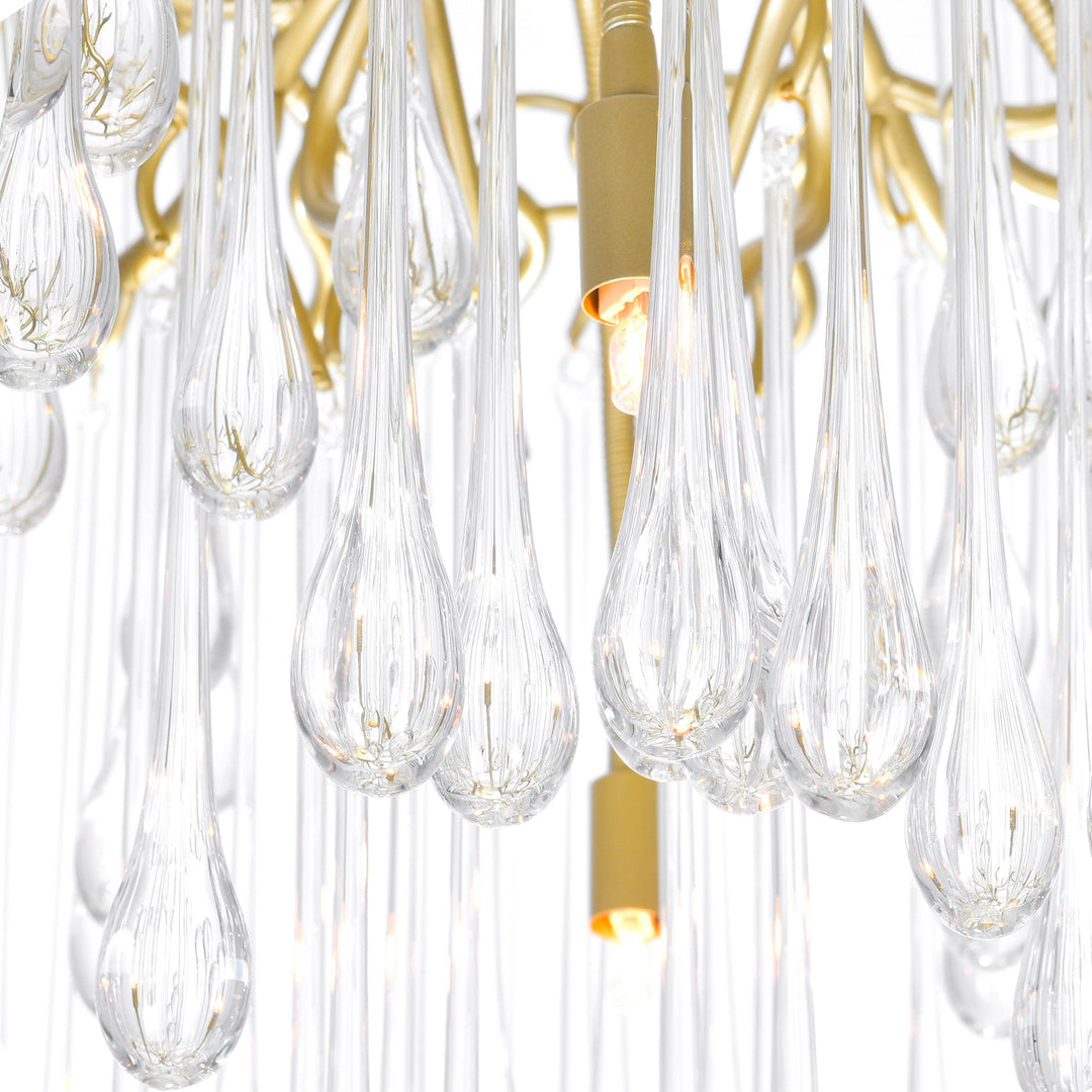 Anita - Chandelier with Crystals