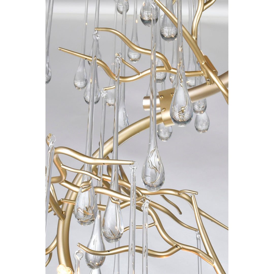 Anita - Chandelier with Crystals