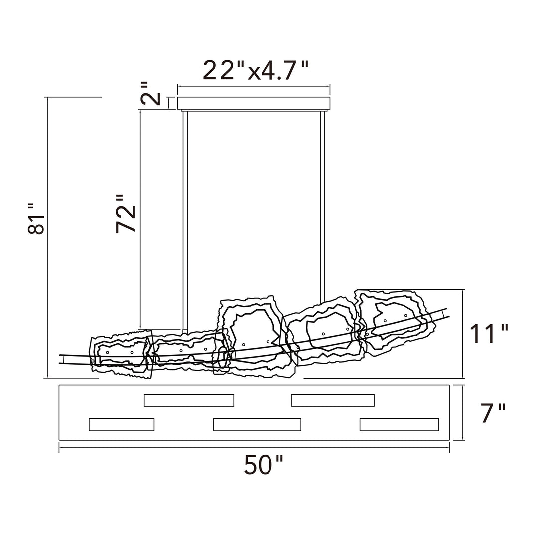 Arcus - LED Chandelier