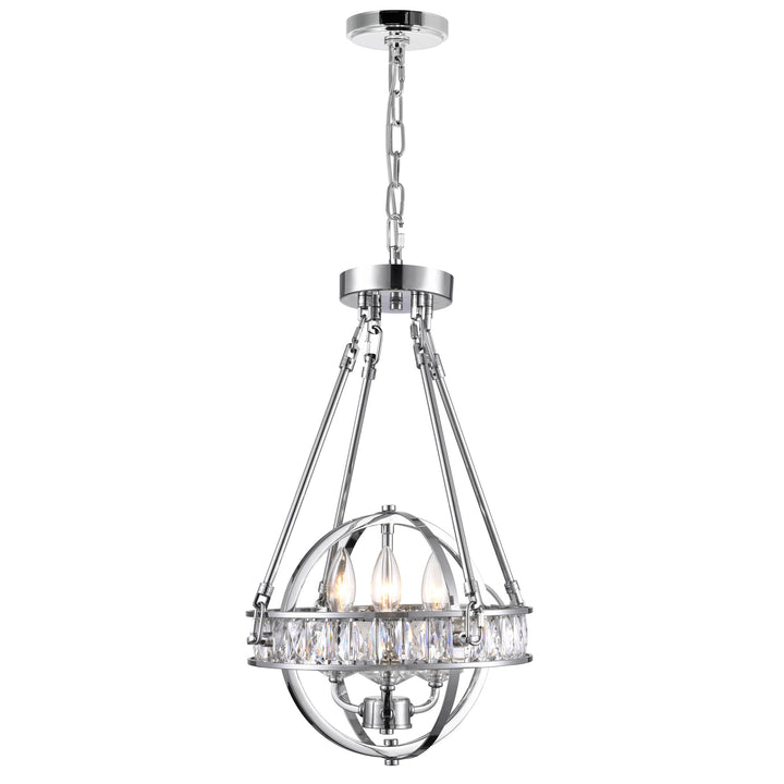 Arkansas - 3 Light Pendant with Crystals