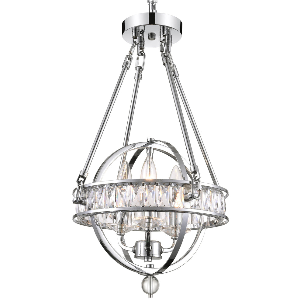 Arkansas - 3 Light Pendant with Crystals