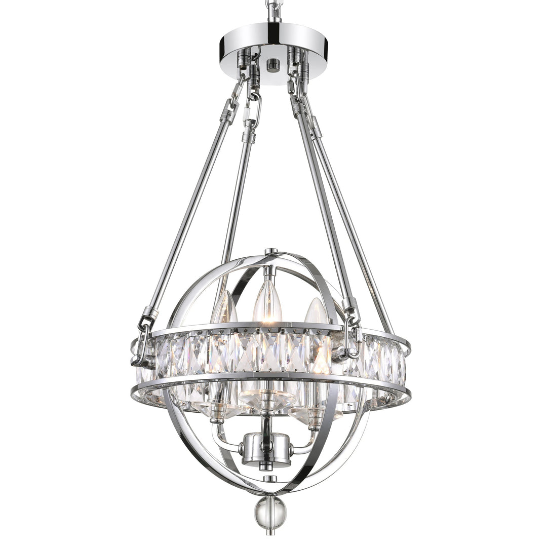 Arkansas - 3 Light Pendant with Crystals