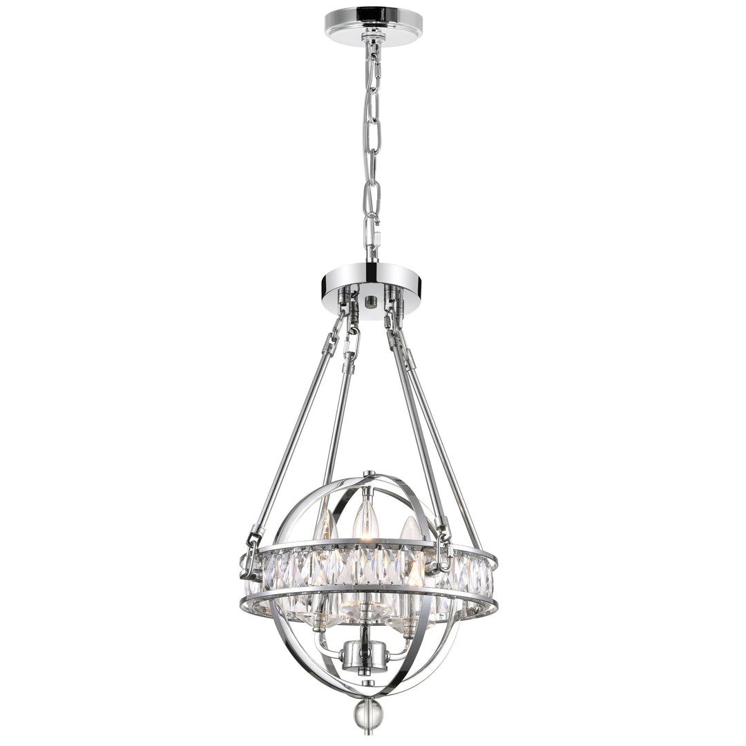 Arkansas - 3 Light Pendant with Crystals