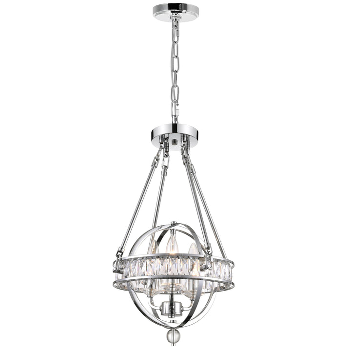Arkansas - 3 Light Pendant with Crystals