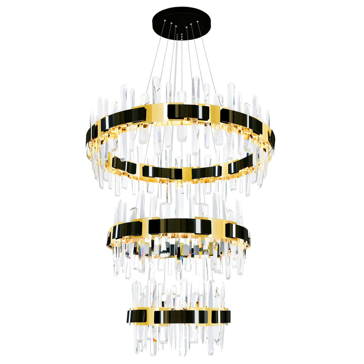 Aya - LED Chandelier with Crystals by CWI Lighting - view 17
