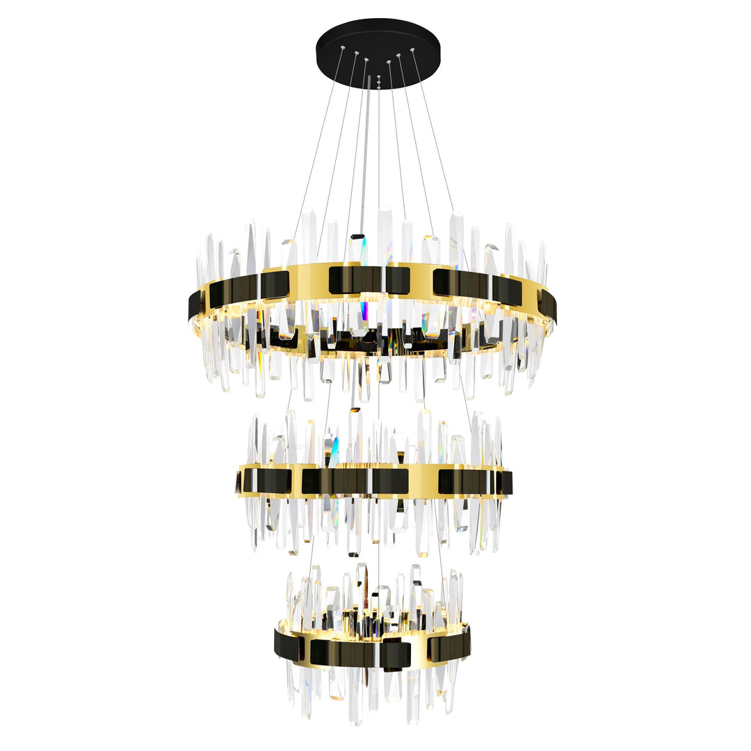 Aya - LED Chandelier with Crystals by CWI Lighting - view 18