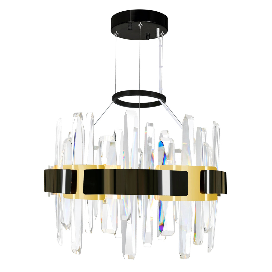 Aya - LED Chandelier with Crystals by CWI Lighting - view 6