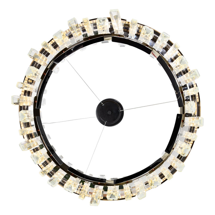 Aya - LED Chandelier with Crystals by CWI Lighting - view 14