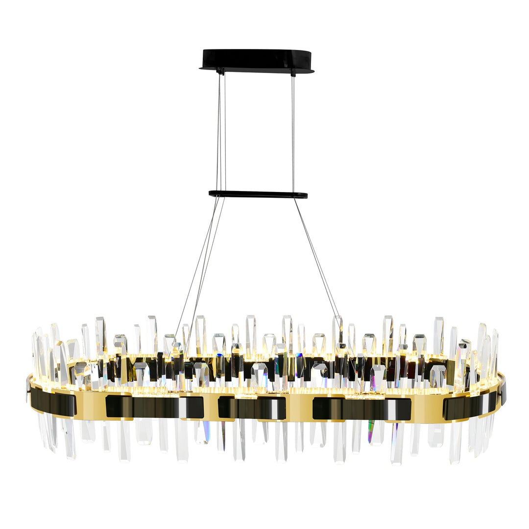 Aya - LED Chandelier with Crystals by CWI Lighting - view 29
