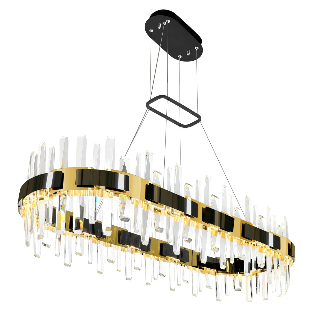 Aya - LED Chandelier with Crystals by CWI Lighting - view 30